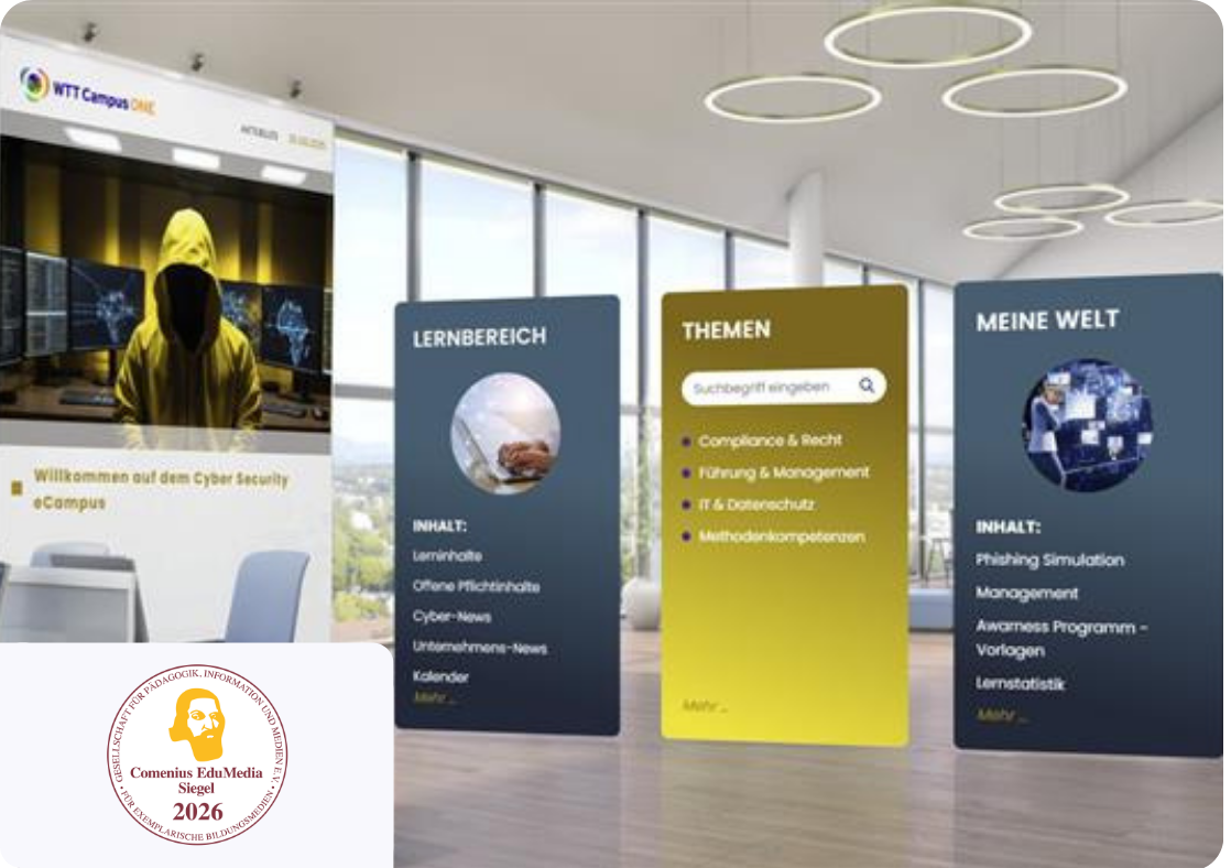 Comenius Award cybersecurity 2026 WTTCO